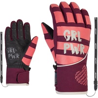 Ziener Mädchen LIWA Ski-Handschuhe/Wintersport | wasserdicht, Primaloft, modisch, Velvet
