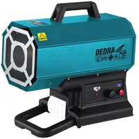 Dedra Gas-Heizgerät 9-20kW 18V/230V - Schwarz
