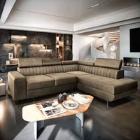 Masseno Ecksofa NOLA R-S mit Schlaffunktion L-Form, Sofa mit