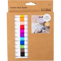 Creativ Company Kreativ Multi Marker, Strichstärke 4 mm, sortierte