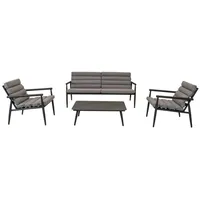 Lesli Living Lesli Harper Lounge Set 4tlg. inkl. Kissen