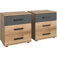 WIMEX Nachttisch »Stockholm, Nachtkommode 52cm breit, Made in Germany«,
