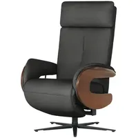 HIMOLLA Ledersessel 7818 ¦ schwarz ¦ Maße (cm): B: