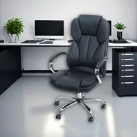 Mendler Profi-Bürostuhl Kansas XXL Chefsessel Drehstuhl US-Version, 150kg belastbar,