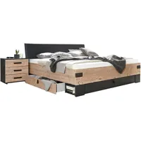 WIMEX Bett "Stockholm, - braun