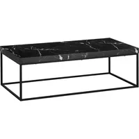 FineBuy Couchtisch Schwarz MDF 120 x 60 x 38