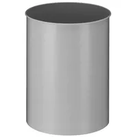 Proregal Stillvoller runder Metall Papierkorb | 30 Liter, HxØ