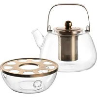 LEONARDO Tè Per Te Teekanne mit Metallhenkel + Stövchen