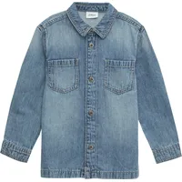 S.Oliver Denim-Hemd im Used-Look blau 104/110