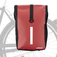 Wiltec Gepäckträgertasche 16 l rot