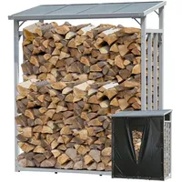 Quick Star Kaminholzregal 130 x 70 x 185 cm,