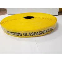 Kelmaplast Ortungsband 250m Achtung Glasfaserkabel gelb