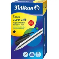 Pelikan Kugelschreiber Stick super soft schwarz