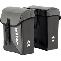 Wiltec Doppel Gepäckträgertasche, Fahrradtasche Gepäckträger 35 l Stauraum, wasserresistente