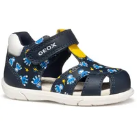 GEOX Baby-Jungen B ZAPITO Boy Sandal, Navy/Ochre, 24 EU