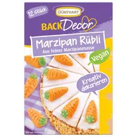 Günthart 12 Stück Marzipan Rübli VEGAN,
