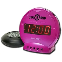 Geemarc Wecker Geemarc Sonic Bomb Wecker mit Vibration (pink)