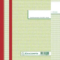 Exacompta 3251E 10x Durchschreibebuch A5 kariert 50 Blatt, dreifache