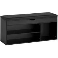 Wohnling Schuhbank schwarz B/H/T: ca. 104x51x32 cm - schwarz