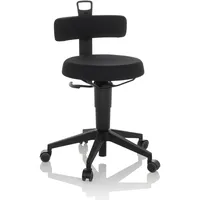 HJH Office TOP WORK FLEX Stoff Schwarz