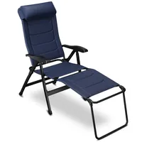 Eloneo Campingstuhl faltbar mit Abnehmbarer Beinauflage, Klappstuhl aus Aluminium,