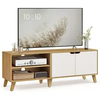 VASAGLE Lowboard TV-Schrank, Lange 140cm, für Fernseher bis zu