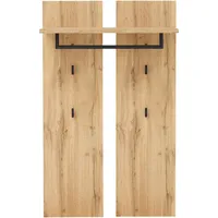 XORA Garderobenpaneel , holzfarben , Holzwerkstoff , Maße (cm):