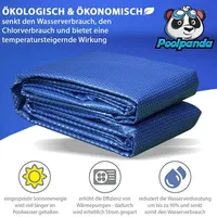 Poolpanda Pool Solarfolie 260 x 160 cm Premium rechteckig