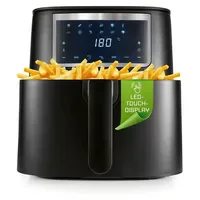 GOURMETmaxx Heißluftfritteuse 6,5 l schwarz
