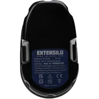 EXTENSILO 2x Akku kompatibel mit Dewalt DC212N, DC212KA, DC212B,