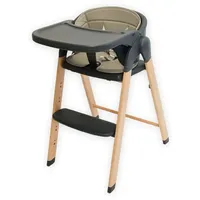 Bo Jungle Hochstuhl bis 110kg, Kinderhochstuhl verstellbar, Sicherheitsgurt, klappbar,