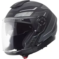Schuberth J2 Sigma Jethelm, schwarz-grau, Größe 3XL für Männer