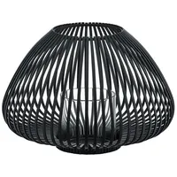 BLOMUS Laterne Lyva Ø 25 cm Stahl Schwarz S