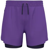 Odlo Herren Zeroweight 5 Inch 2-in-1 Short lila