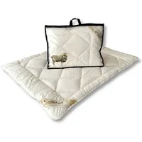 Meivita Merino Schafschurwolle Winterdecke in 100x135 cm Kinderdecke