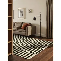 HANSE HOME Donna Schwarz Natur Weiß, - 200x300 cm