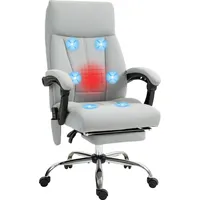 Vinsetto Bürostuhl mit Massagefunktion und Fußstütze