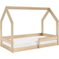 Mirjan24 Hausbett, Kiefer, Holz, Kiefer, Rechteckig, 80x160 cm, Kinder-