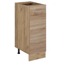 Vicco Apothekerschrank R-Line, Sonoma/Goldkraft Eiche, 30 cm ohne Arbeitsplatte