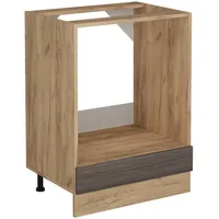 Vicco Herdumbauschrank R-Line, Edelgrau, 60 cm ohne Arbeitsplatte