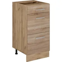 Vicco Küchenunterschrank R-Line, 40 cm mit Schubladen, ohne Arbeitsplatte