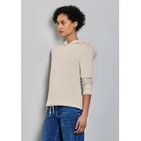 STREET ONE Hoodie, mit Kapuze Gr. 36, smooth sand