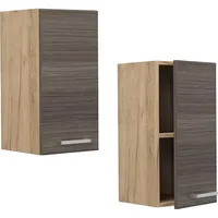Vicco Hängeschrank R-Line, Edelgrau, 30 cm