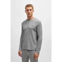 Boss Pyjamaoberteil Waffle LS-Shirt grau XL (52)