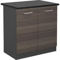 Vicco Spülenunterschrank R-Line, 80 cm, AP Anthrazit