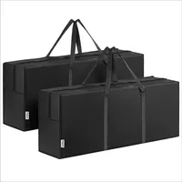 JEMIDI 2x Aufbewahrungstasche Auflagentasche für Gartenauflagen - 125x30x50cm -