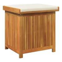 VidaXL Outdoor-Kissenbox 60x50x61 cm Massivholz Akazie