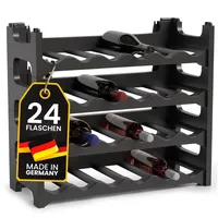 Gardissimo Weinregal Flaschenregal Regal für 24 Flaschen anthrazit