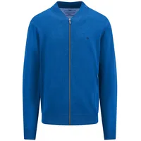 Fynch Hatton College Superfine Strickjacke - Strong Blue -