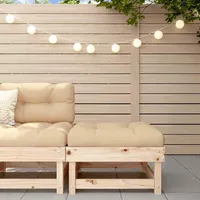 VidaXL Gartenhocker Massivholz Kiefer